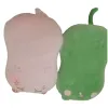Cute pink cat-shaped throw pillows, green frog-shaped throw pillows, cartoon animal cushions, children's bedroom sofa throw pillow gifts Item Picture